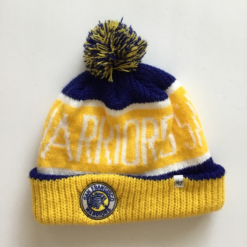 San Francisco Warriors Beanie Knit Hat - Picture 1 of 5
